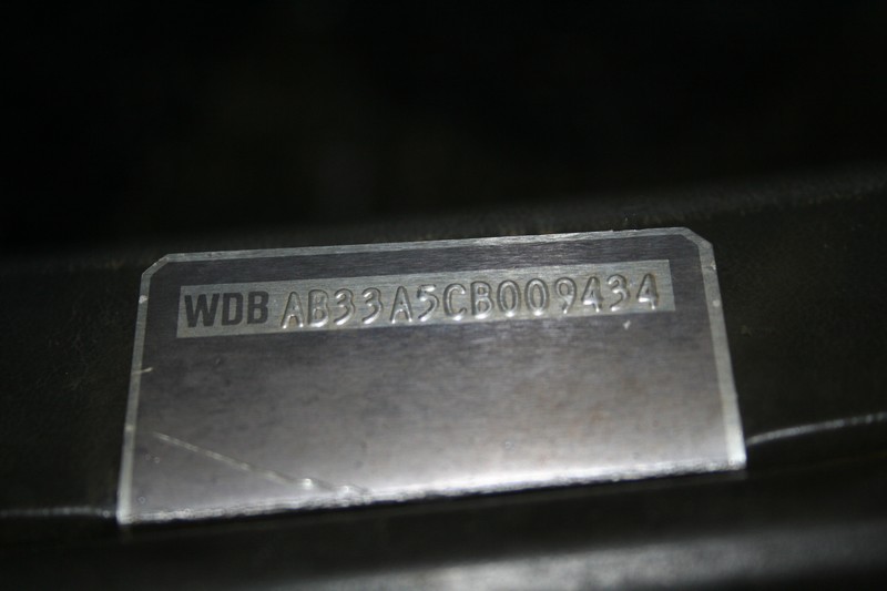 Chassisnummer Mercedes W123
